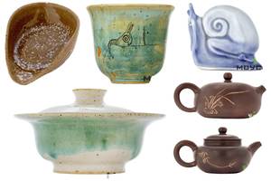 Новинки керамики ручной работы, ресток посуды и чая