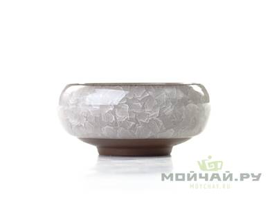 Набор посуды # 17375 керамика глазурь «колотый лед» чайник 150 мл 6 чашек по 50 мл